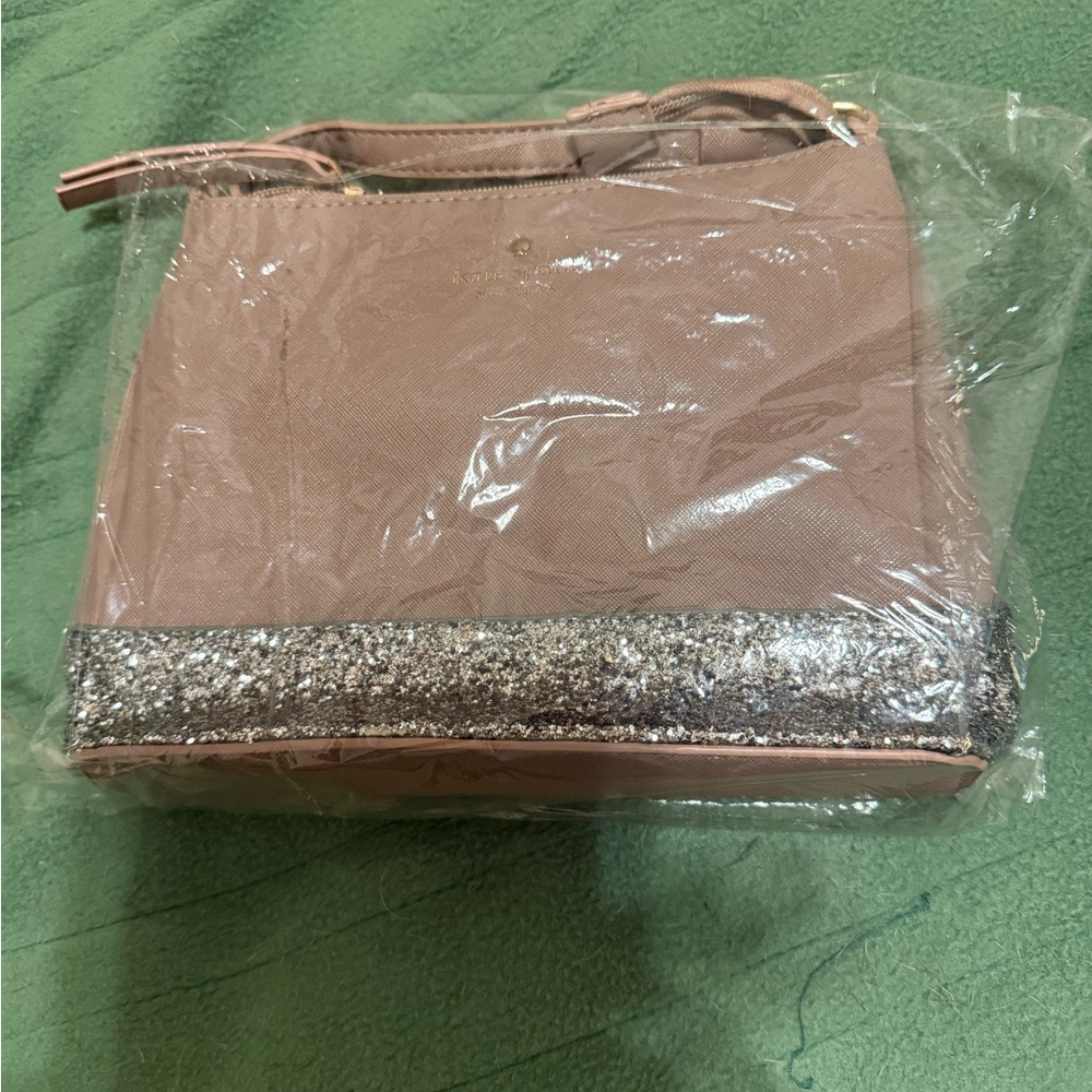 Kate Spade Brown Glitter Shoulder Bag